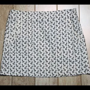 🔻🔥SALE🔥 J. CREW skirt white anchor size8 summer
